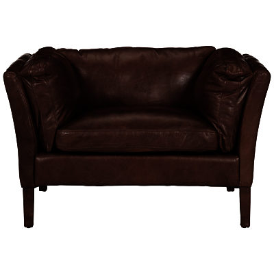 Halo Groucho Leather Armchair Old Saddle Mocha Halo Groucho Leather Armchair Old Saddle Mocha